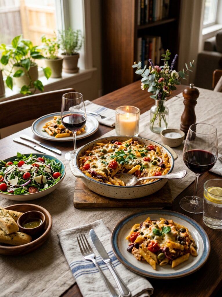 Mediterranean Tuna Pasta Bake with Tomatoes and Olives Recipe 15 Tuna pasta bake with tomatoes 202604282143