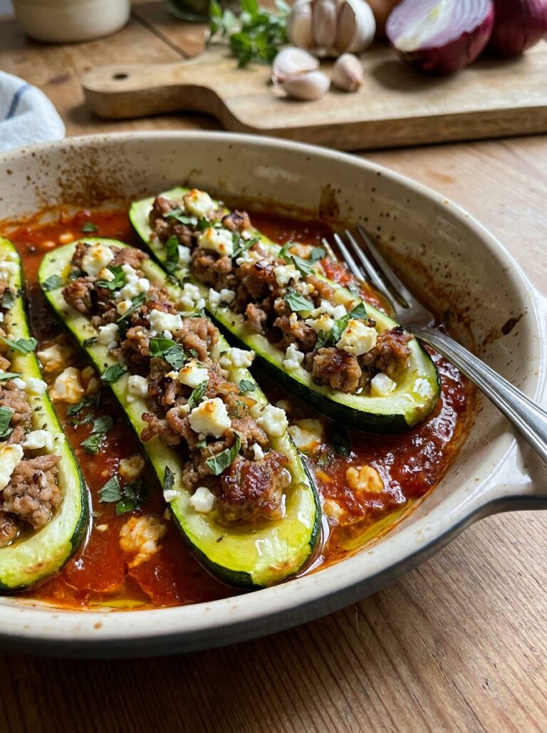 Turkey stuffed zucchini 202604182037