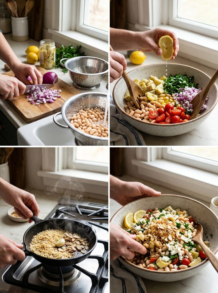 Mediterranean White Bean Artichoke Salad Recipe: Fresh, Easy, and Healthy 14 White bean artichoke salad recipe 202604282117 1