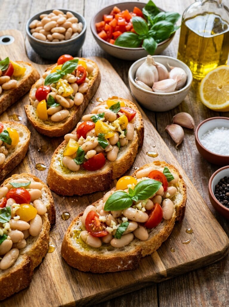 White bean bruschetta 202604250116