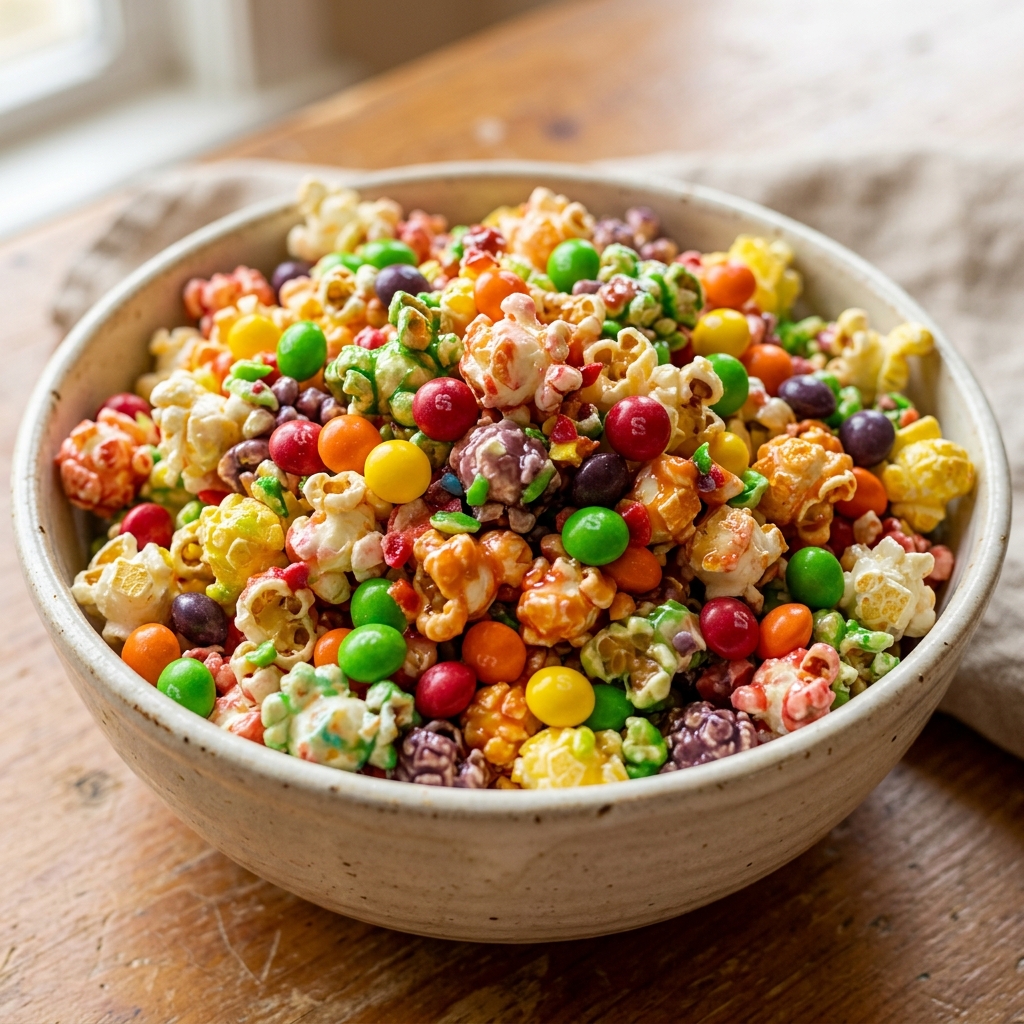 Viral Skittles Popcorn Recipe