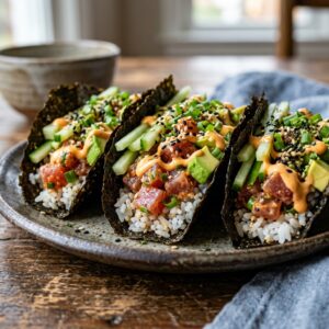 Viral Sushi Tacos Recipe