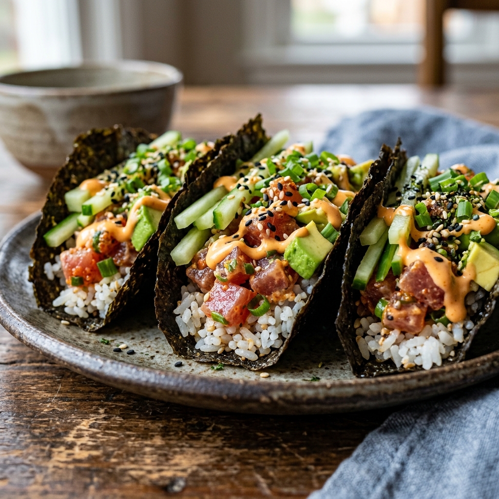 Viral Sushi Tacos Recipe