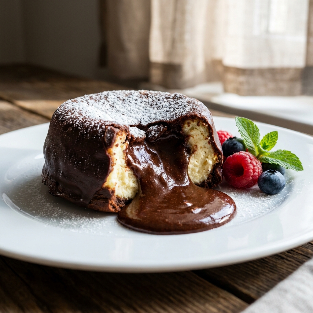 cottage cheese lava cake Recipe