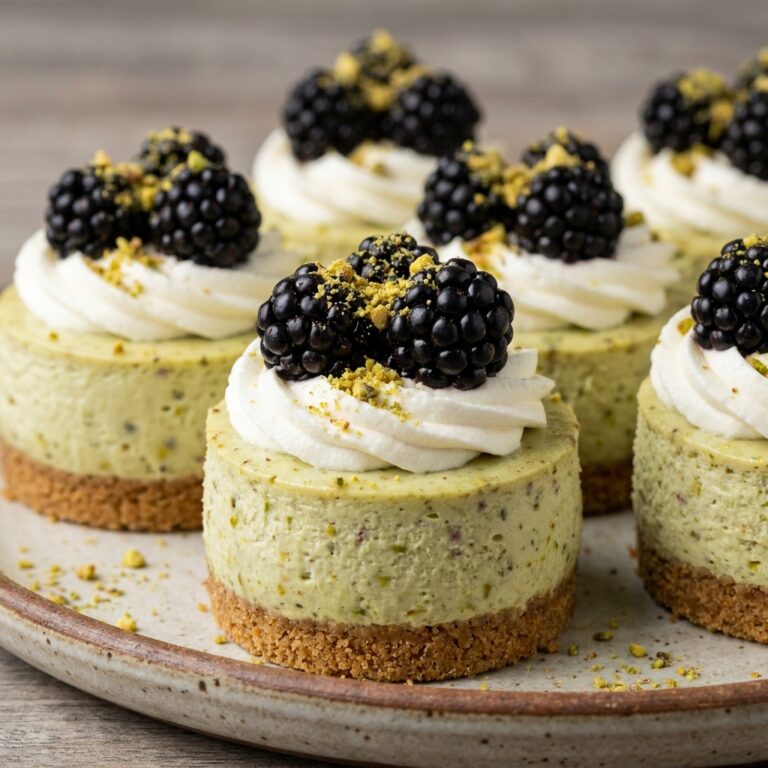 Pistachio Blackberry Cheesecake Towers Recipe: Elegant No-Bake Dessert 2026 17 pistachio blackberry cheesecake towers recipe