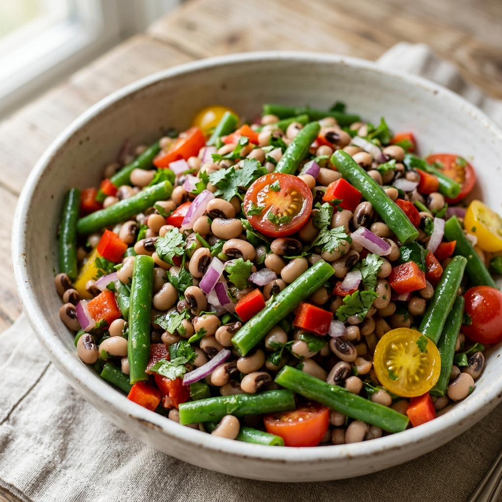 Black-Eyed Pea and Green Bean Salad Recipe
