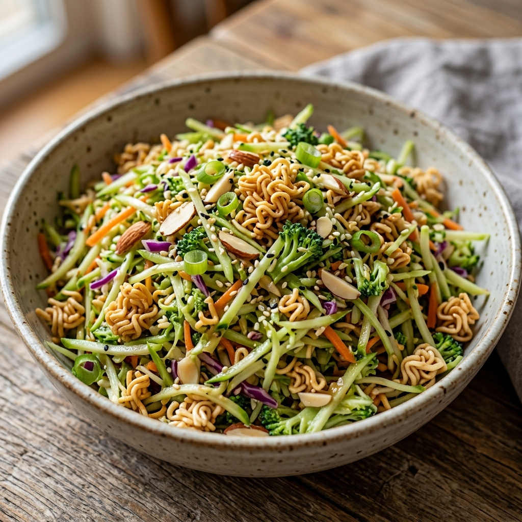 Crunchy Ramen Broccoli Slaw Recipe: Easy Homemade Salad 2026 12 Crunchy Ramen Broccoli Slaw recipe