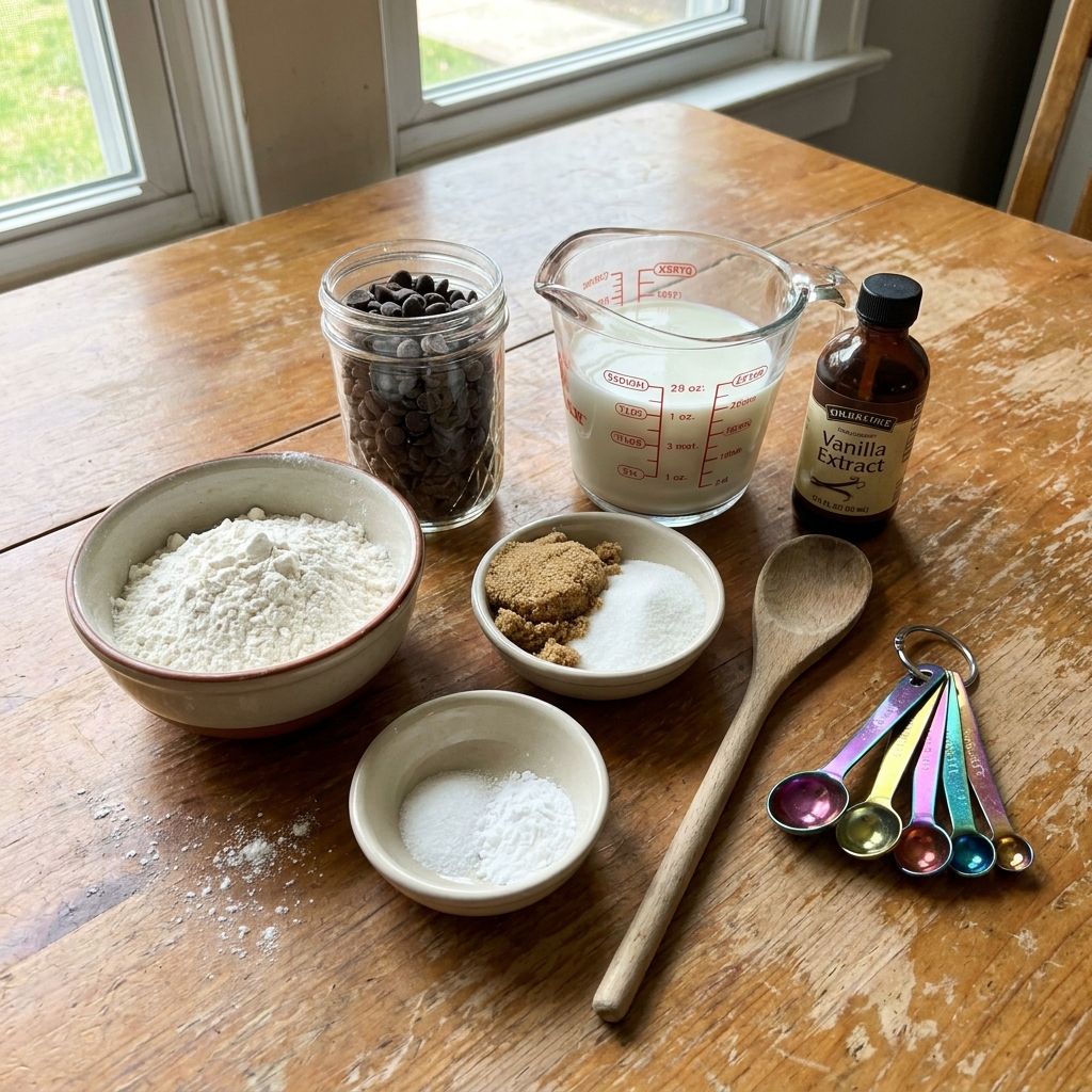no butter single serve chocolate chip recipe