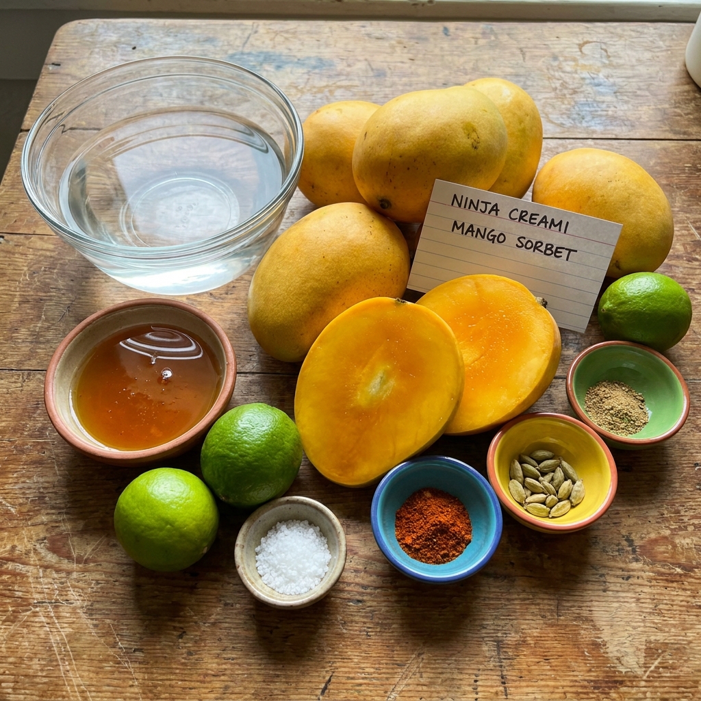 Ninja Creami Mango Sorbet Recipe