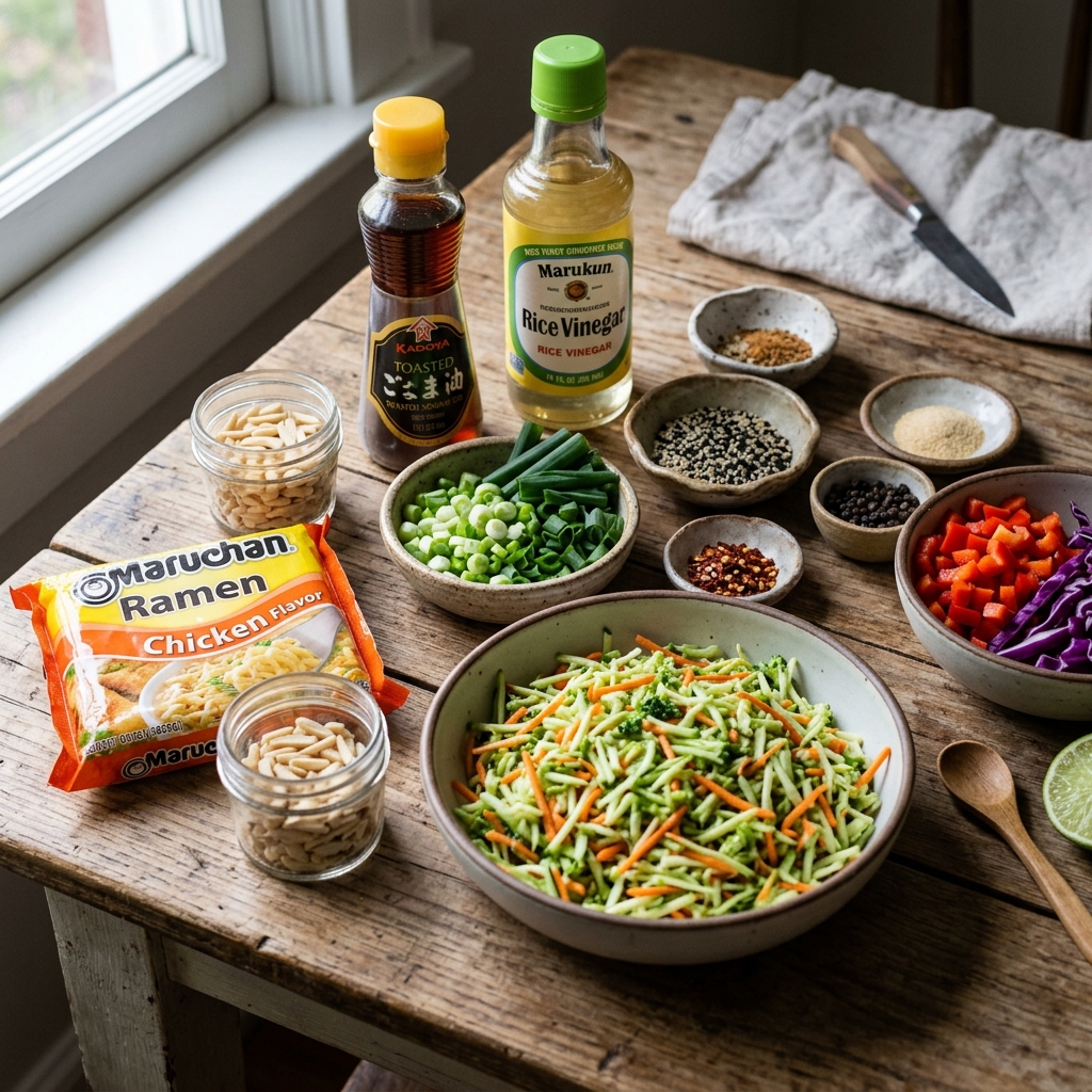 Crunchy Ramen Broccoli Slaw Recipe: Easy Homemade Salad 2026 13 Crunchy Ramen Broccoli Slaw recipe