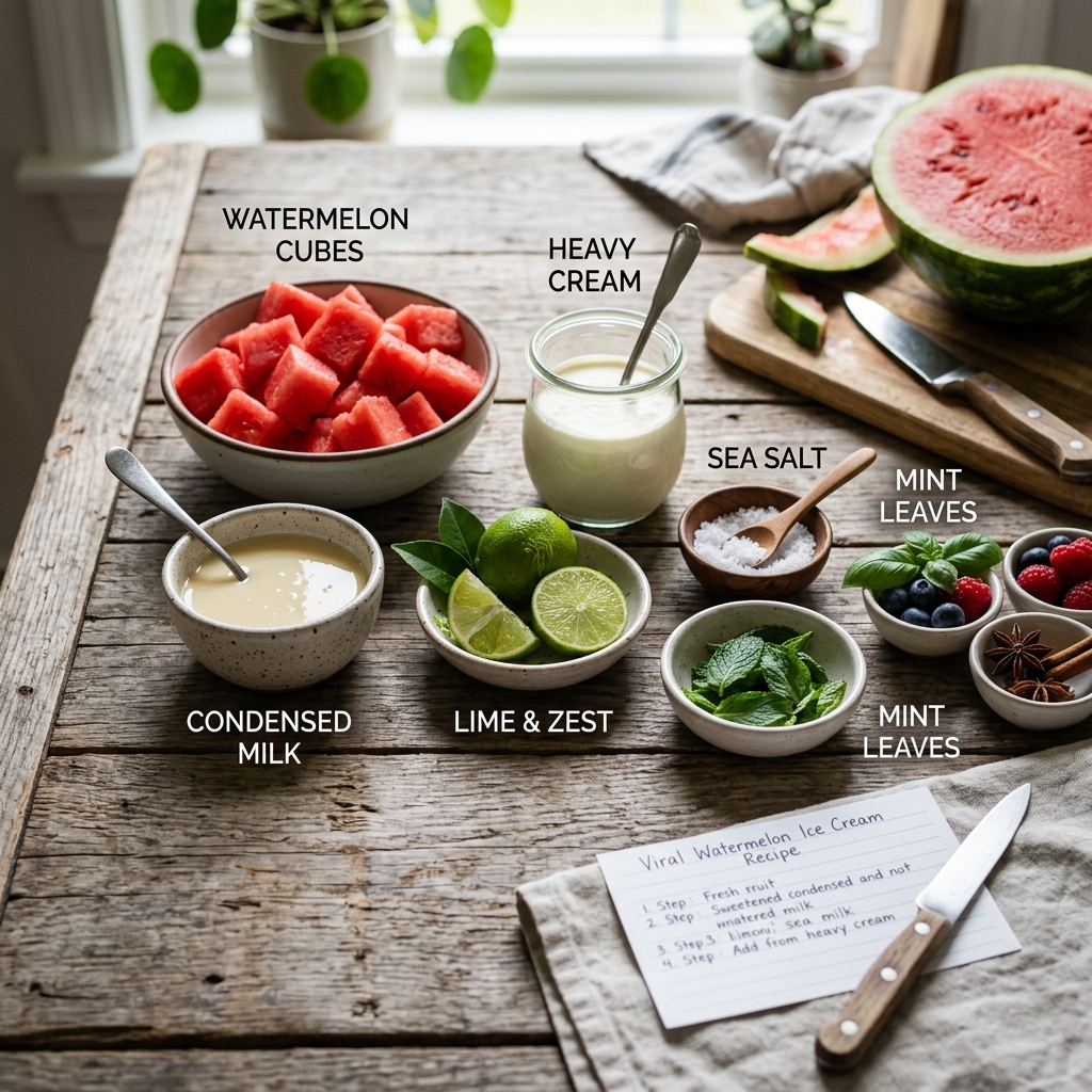 Viral Watermelon Ice Cream Recipe: Easy Homemade Treat 2026 13 Viral Watermelon Ice Cream Recipe