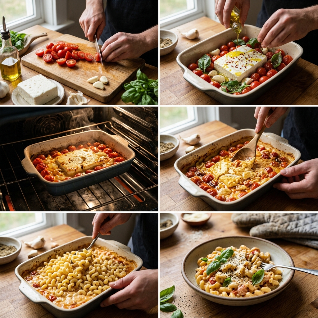 Viral Baked Feta Pasta Recipe
