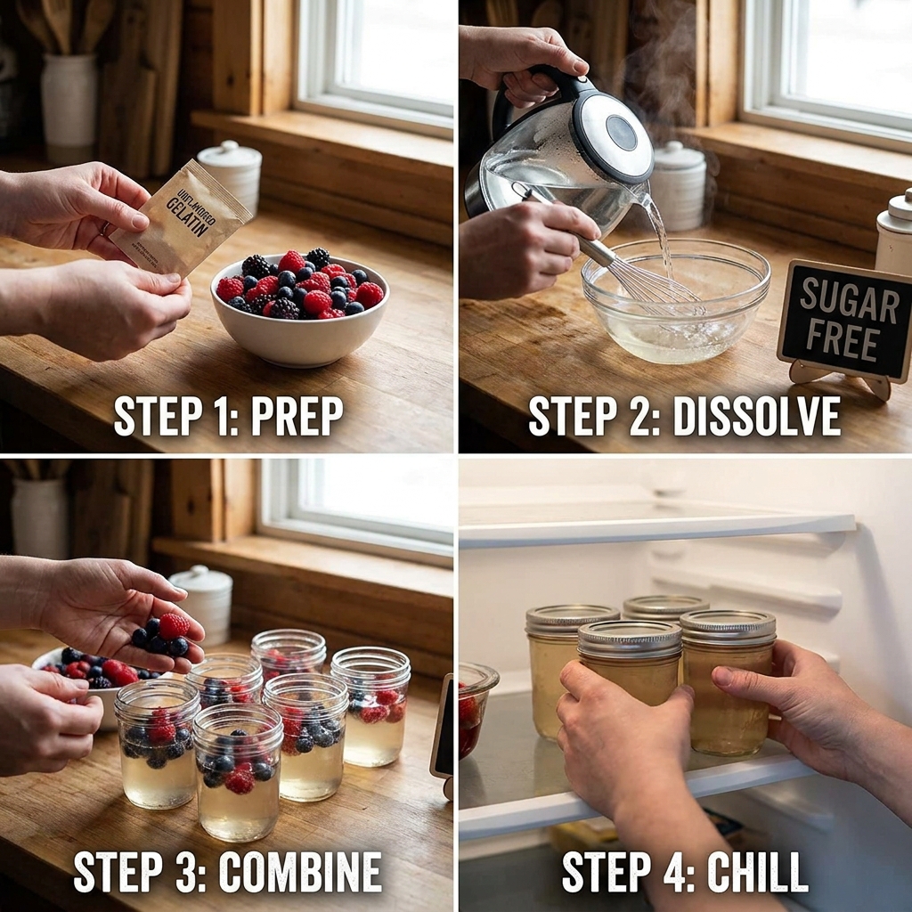 Sugar free gelatin recipe for weight loss