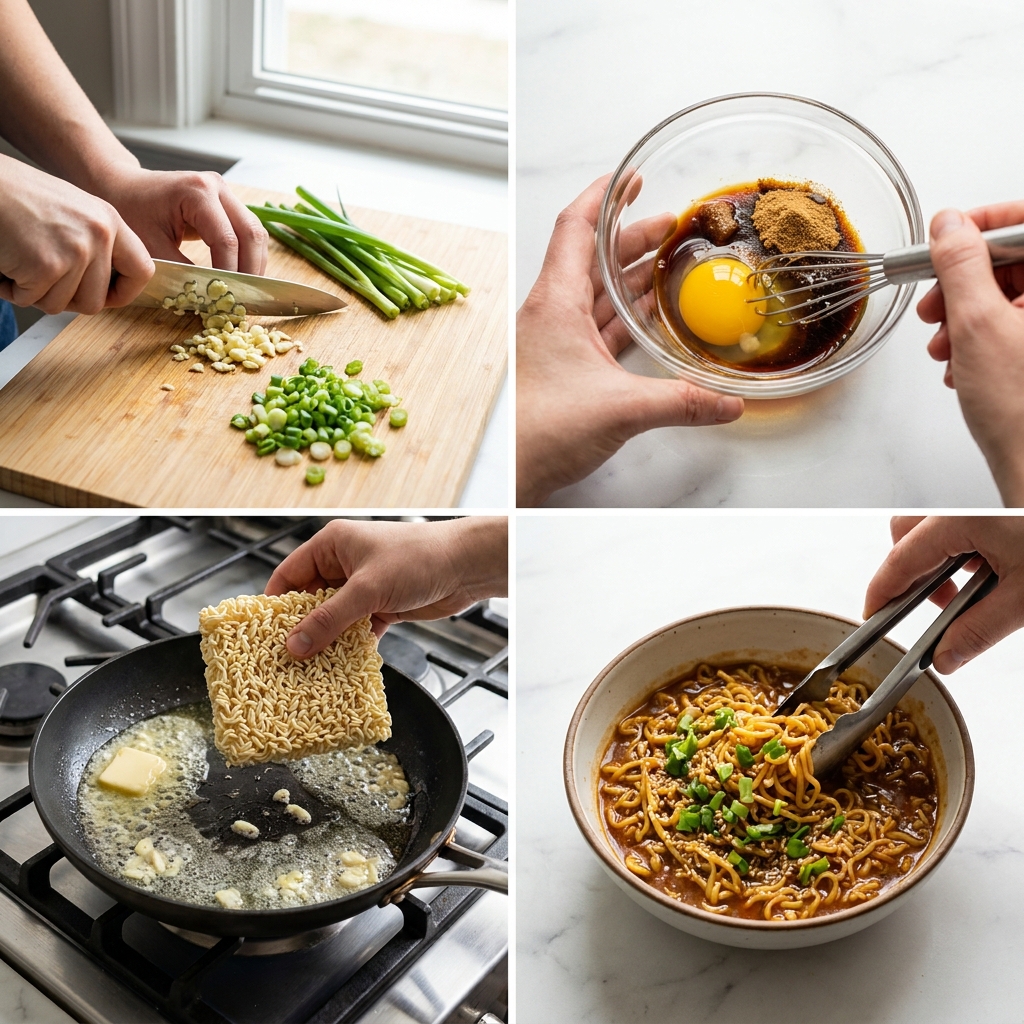 tiktok ramen noodles recipe