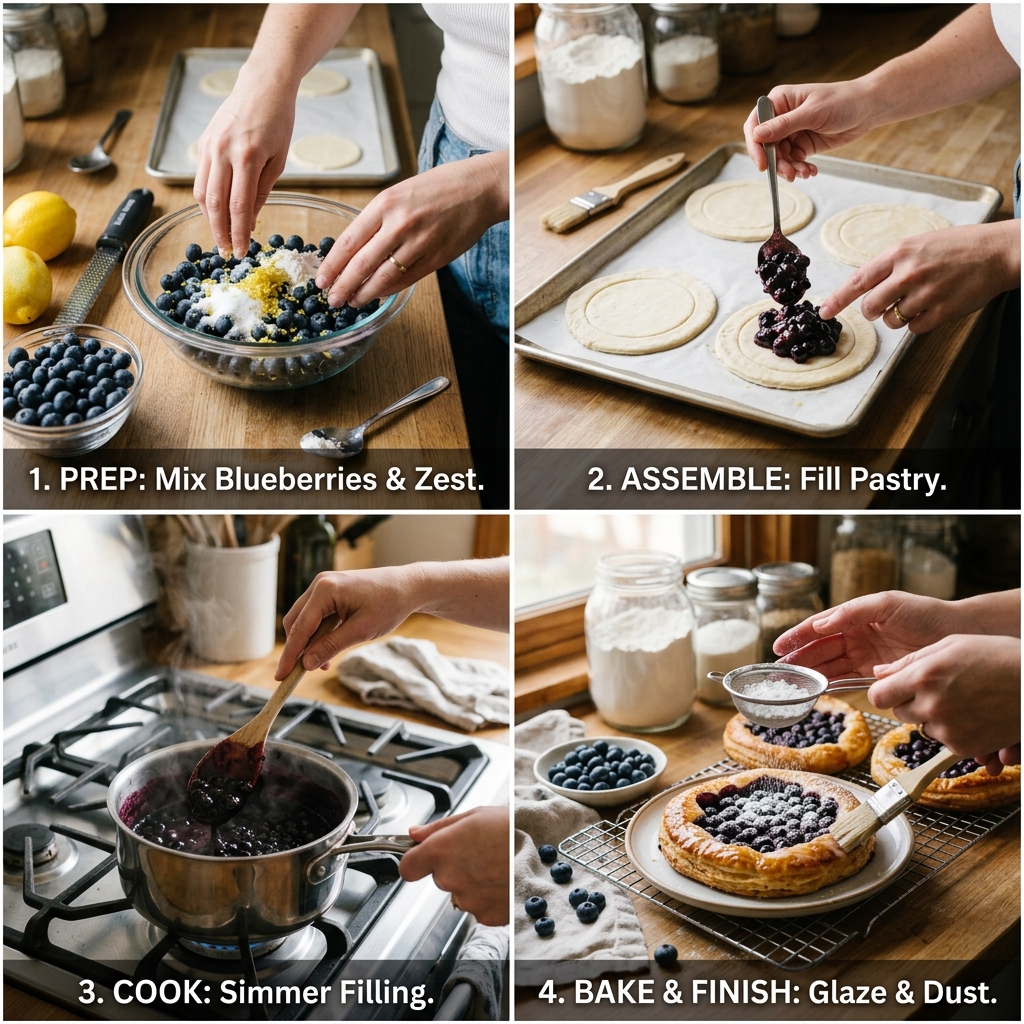 Blueberry Danish Tart Recipe