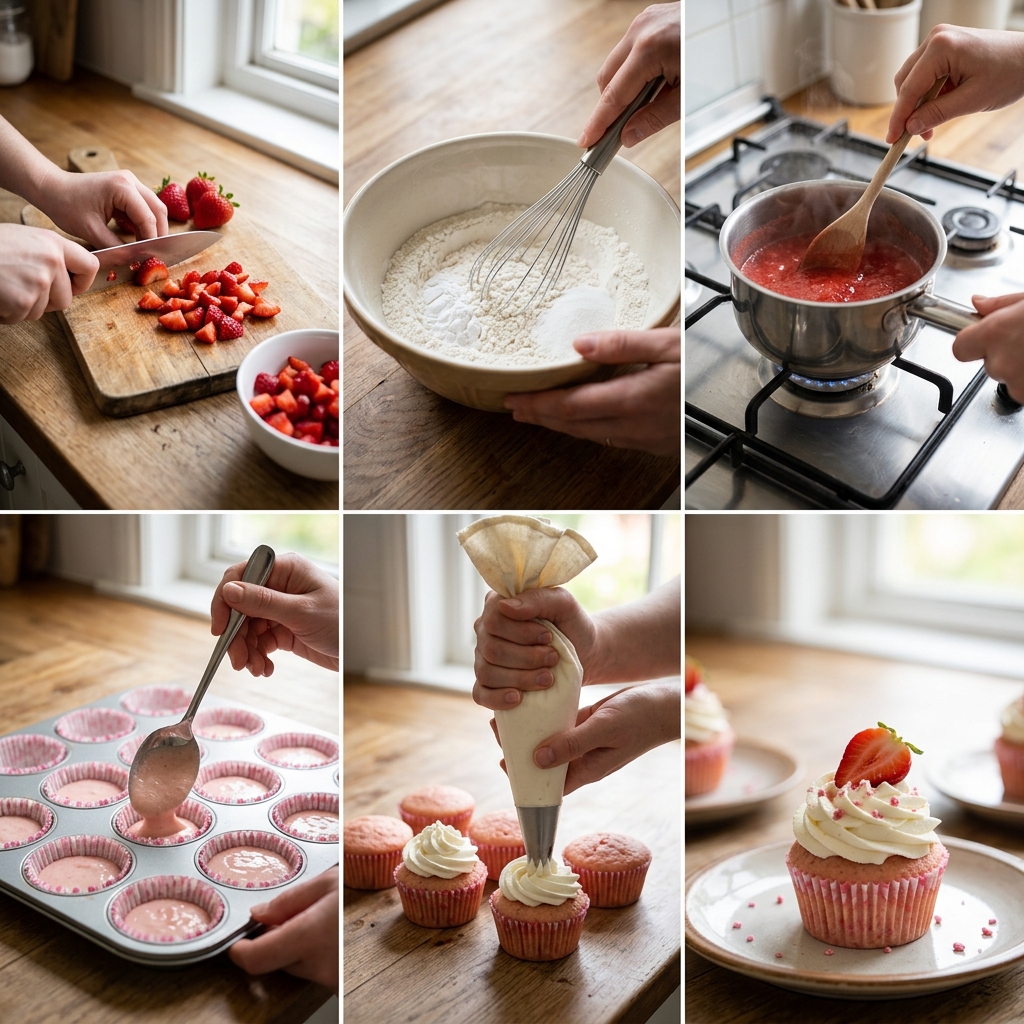 Strawberries And Cream Cupcakes Recipe: A Homemade Delight 2026 14 Strawberries And Cream Cupcakes Recipe