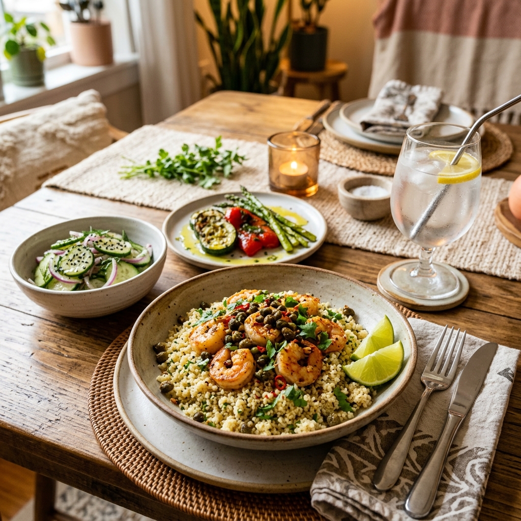 Mojo Shrimp With Couscous and Fried Capers Recipe 2026 15 Mojo Shrimp With Couscous and Fried Capers Recipe