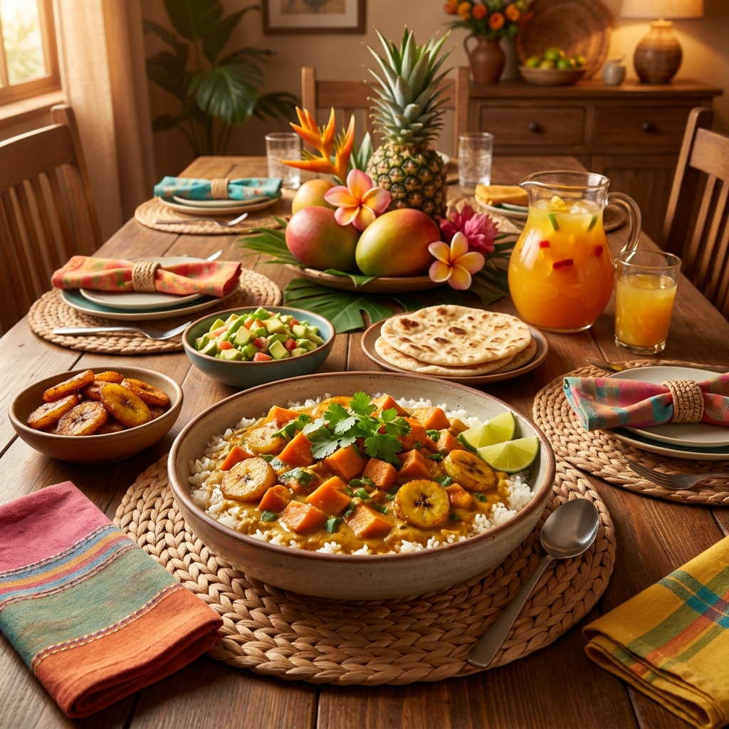 caribbean curry bowl homemade recipe