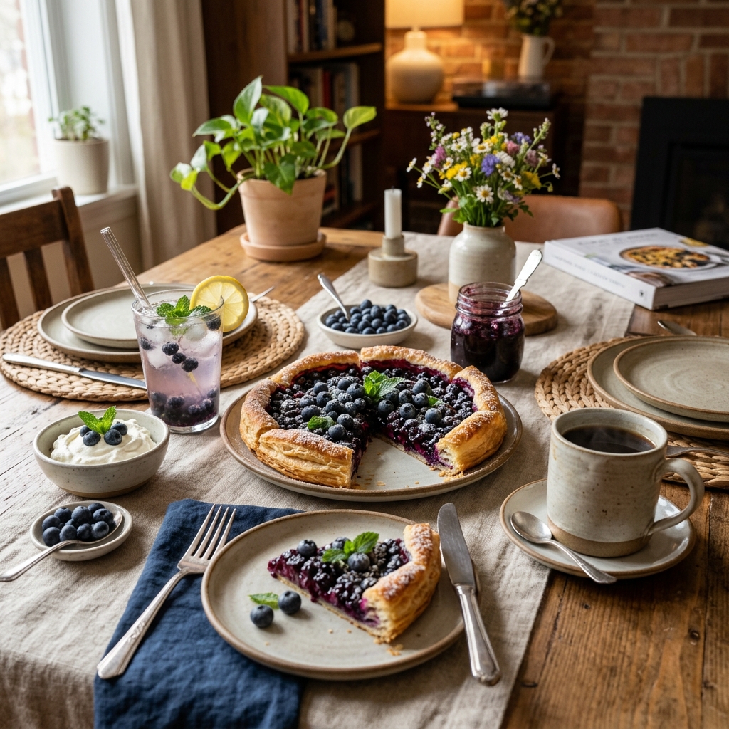Blueberry Danish Tart Recipe