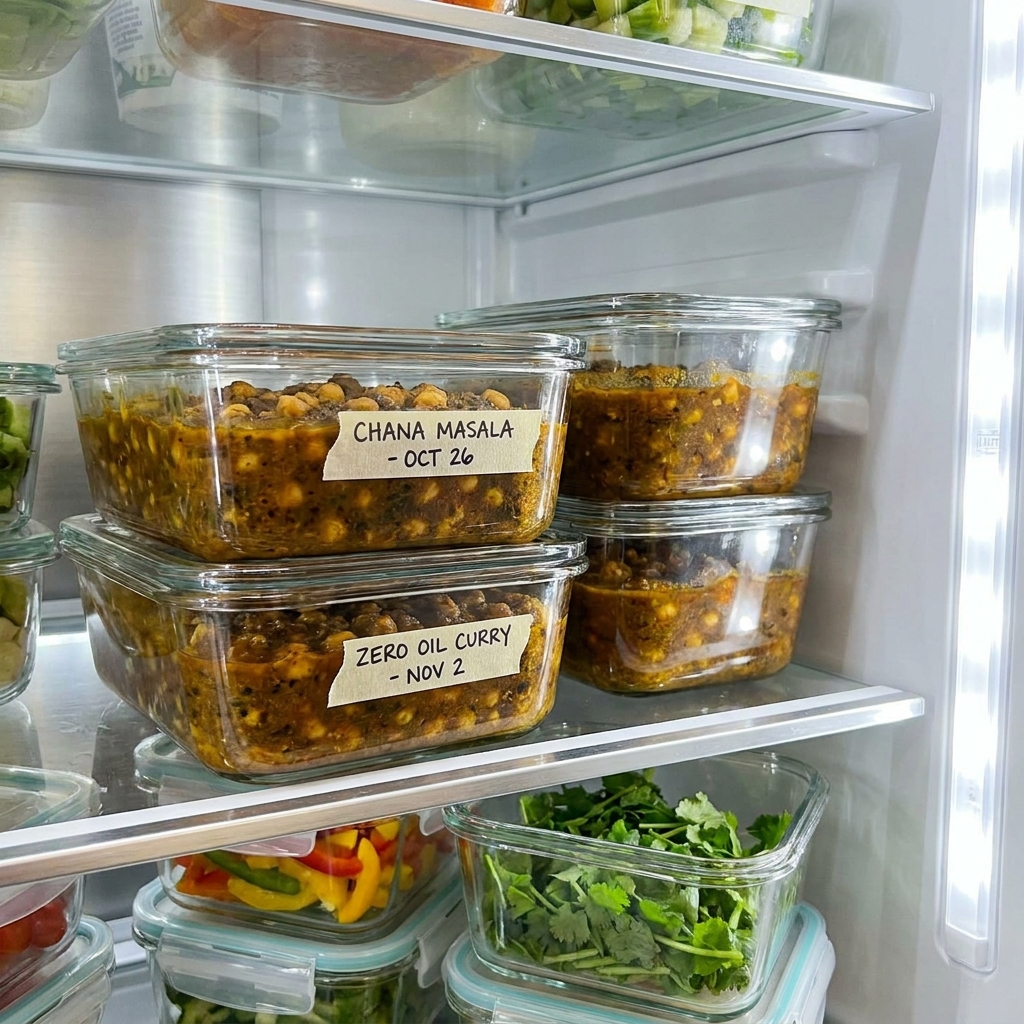 chana masala instant pot zero oil