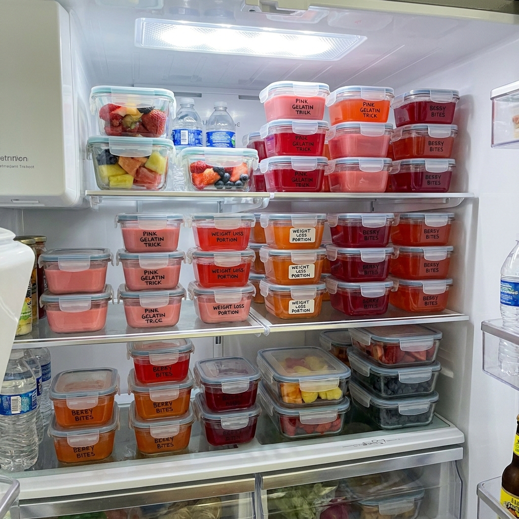 pink gelatin trick recipe for weight loss