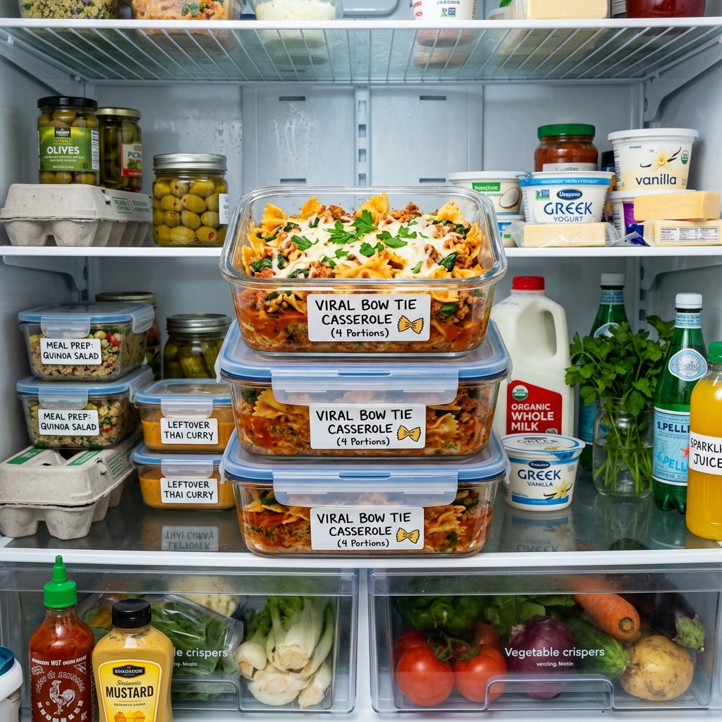 Viral Bow Tie Casserole Recipe: Cheesy Comfort Food 2026 16 Viral Bow Tie Casserole Recipe