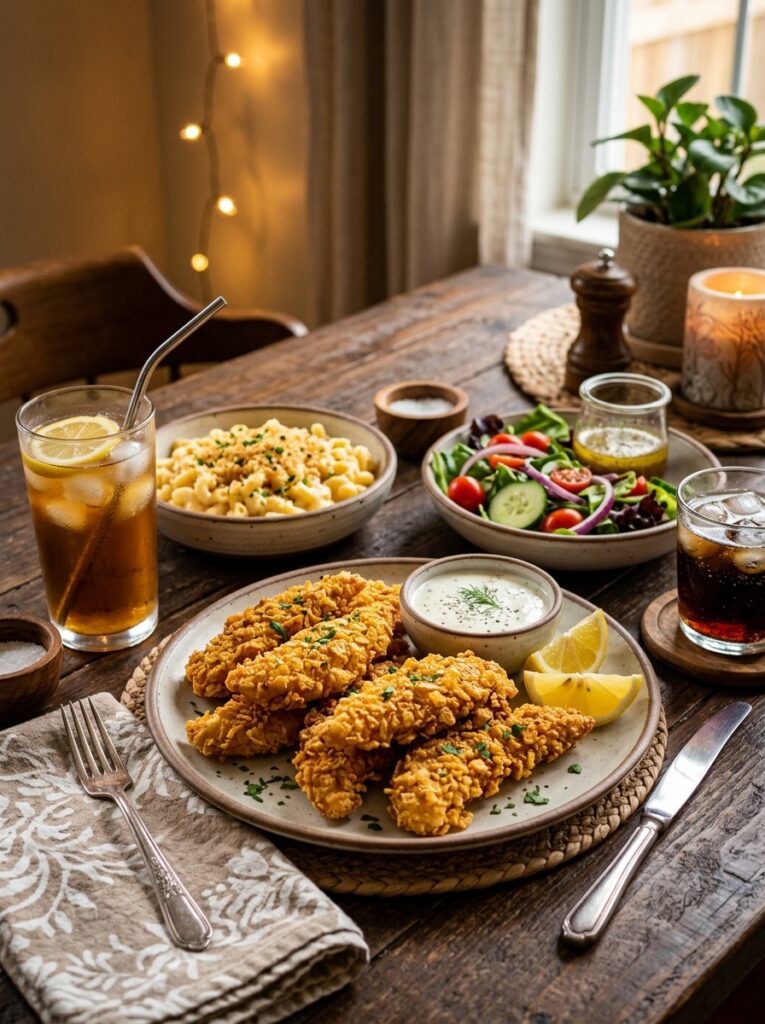 Crispy Air Fryer Chicken Tenders Cornflakes 15 Air fryer chicken tenders setup 202606102014
