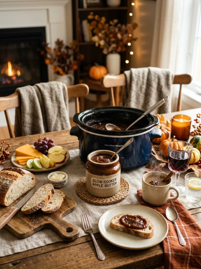 Slow Cooker Apple Butter: Easy Homemade Recipe Guide 15 Apple butter with side dishes 202606071840