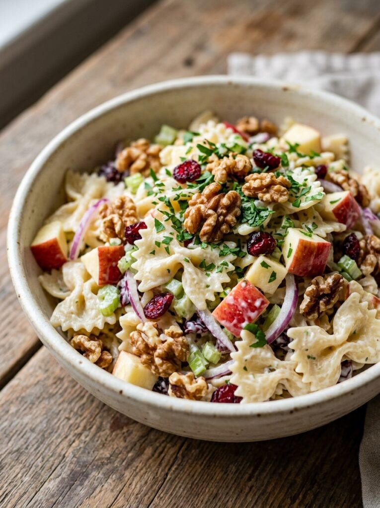 Autumn apple walnut cold pasta salad 12 Apple walnut pasta salad 202606031834