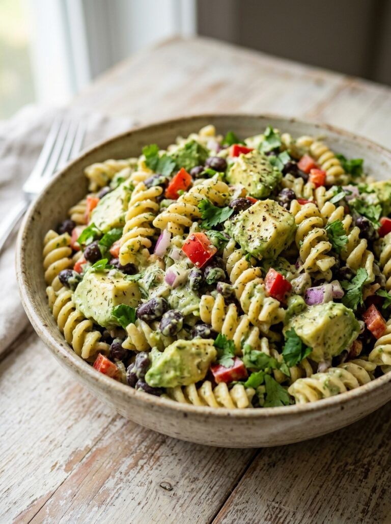 Creamy avocado ranch black bean pasta salad 17 Avocado ranch black bean pasta 202606062003