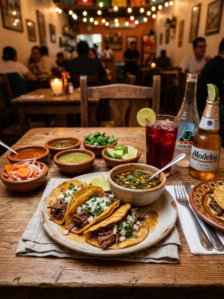 Authentic beef birria tacos consome 4 Beef birria tacos consome setup 202606121418