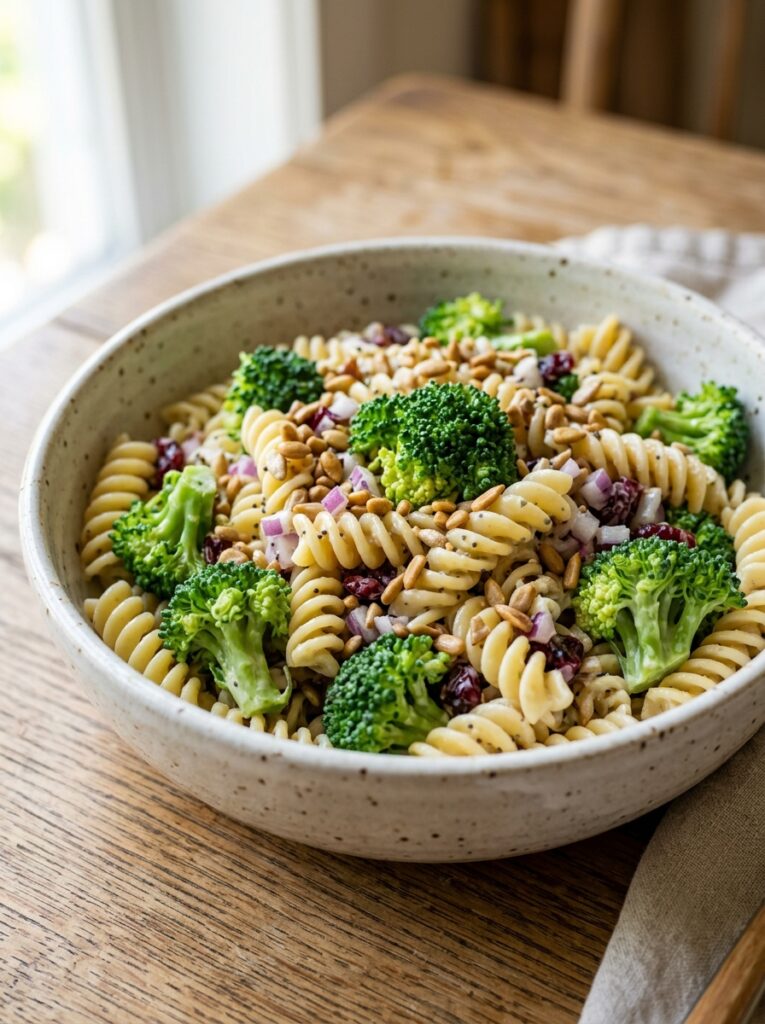 Broccoli Sunflower Seed Pasta Salad 12 Broccoli Sunflower Seed Pasta Salad 202606031821