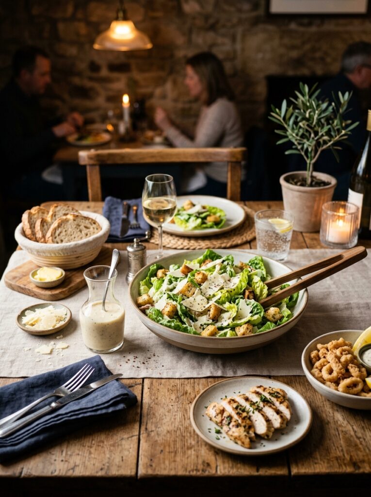 Caesar salad dressing side dishes 202606091736