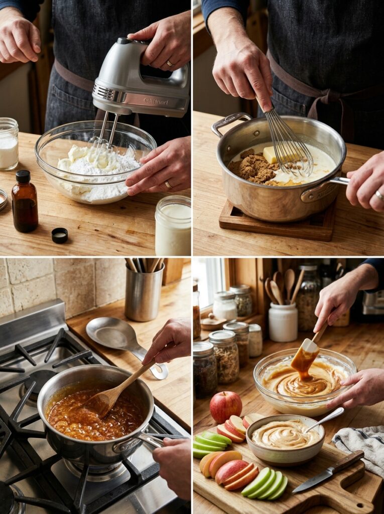 Caramel Apple Dip with Cream Cheese 14 Caramel apple dip cooking process 202606071833