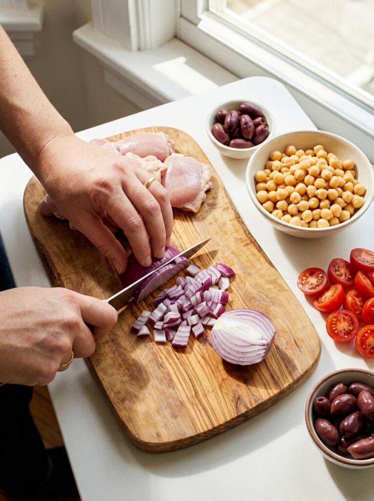 Mediterranean Chicken and Chickpea Sheet Pan Dinner Recipe 14 Chicken chickpea sheet pan dinner 202605211255 1