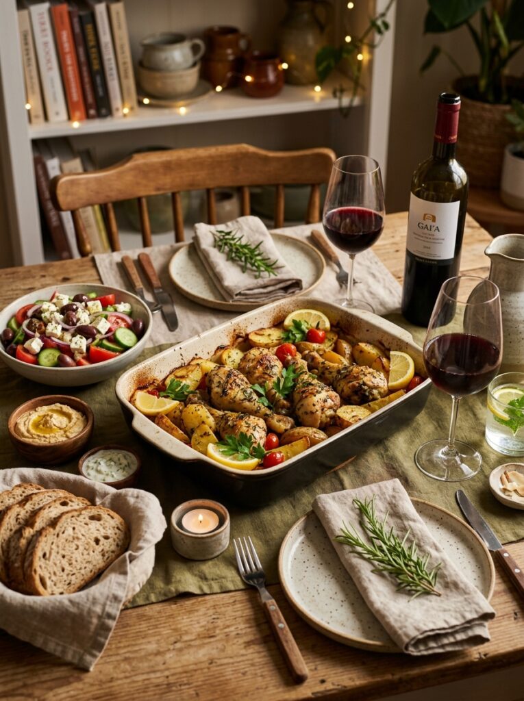 Mediterranean Garlic Herb Chicken Drumsticks with Potatoes Recipe 15 Chicken drumsticks with potatoes 202605181759 1