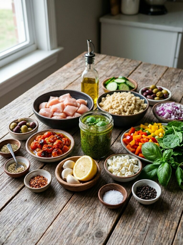 Chicken quinoa bowls ingredients… 202605032151
