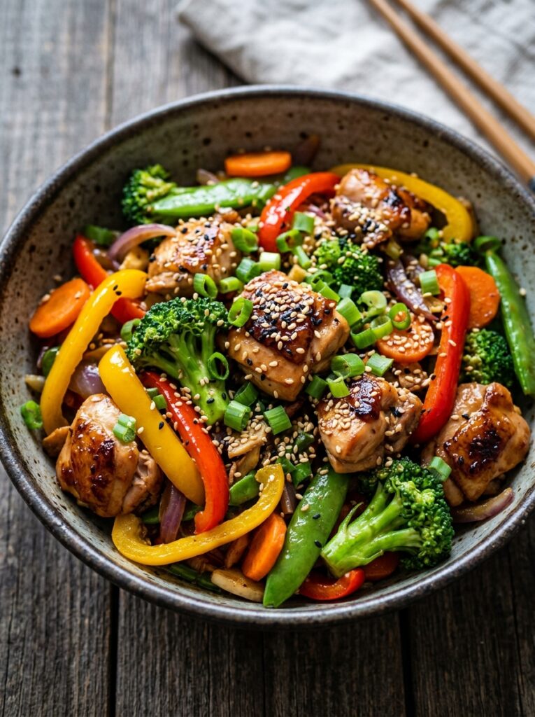 Easy chicken teriyaki stir fry vegetable 12 Chicken teriyaki stir fry 202606111632