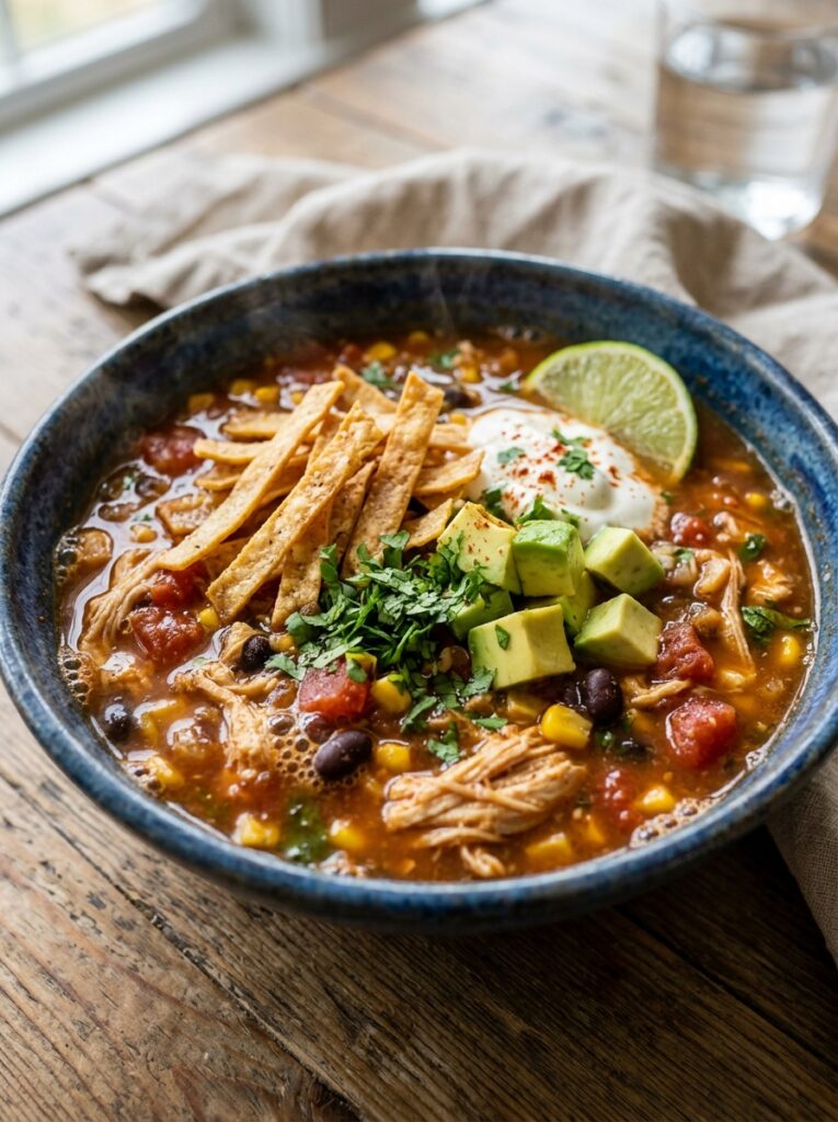 Easy Chicken Tortilla Soup Avocado Recipe 12 Chicken tortilla soup avocado 202606121443