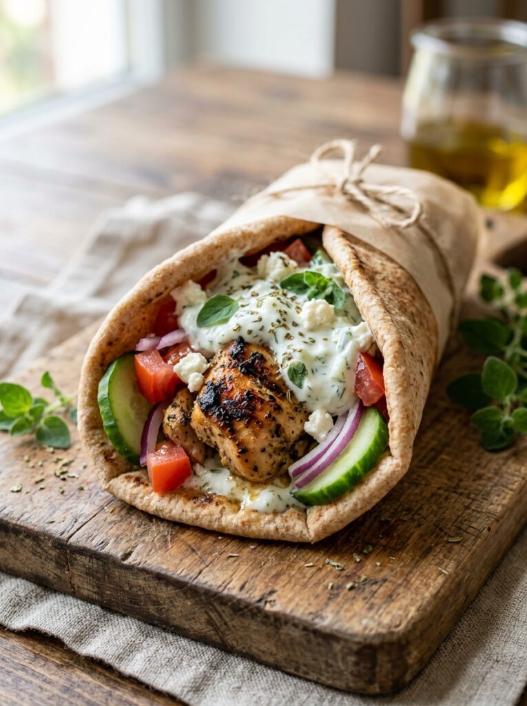Beginner Mediterranean Greek Chicken Wraps Recipe: Easy, Flavorful, and Perfect for Meal Prep 12 Chicken wraps recipe hero subject 202605101311