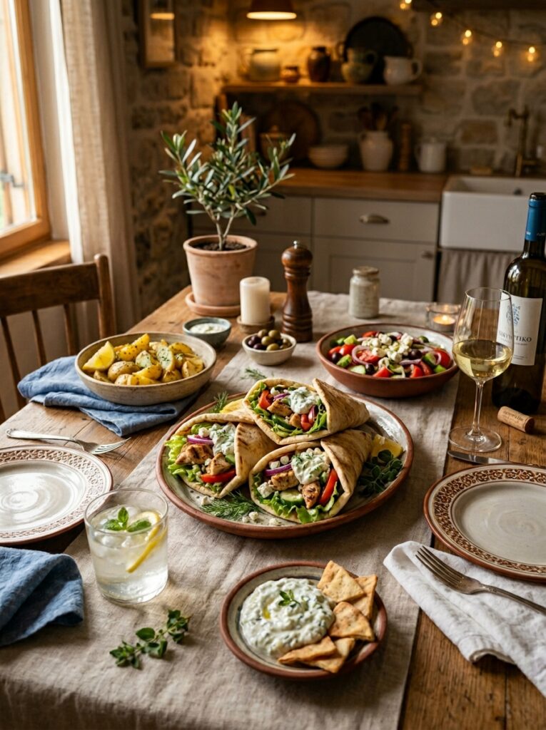 Beginner Mediterranean Greek Chicken Wraps Recipe: Easy, Flavorful, and Perfect for Meal Prep 15 Chicken wraps recipe side dishes 202605101311