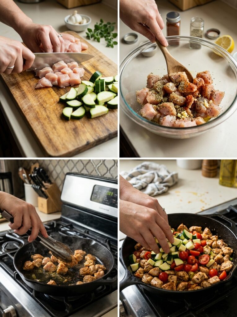 beginner mediterranean chicken zucchini skillet recipe 14 Chicken zucchini skillet recipe … 202605081957