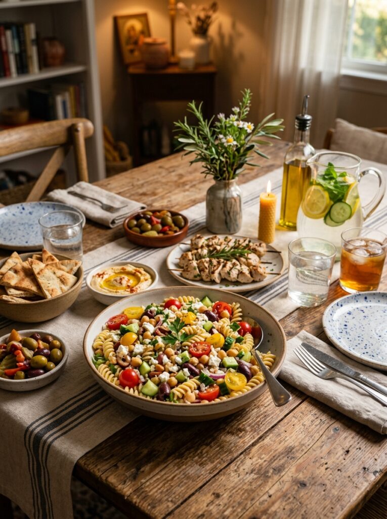 Chickpea Pasta Salad with Cucumbers 202605142226