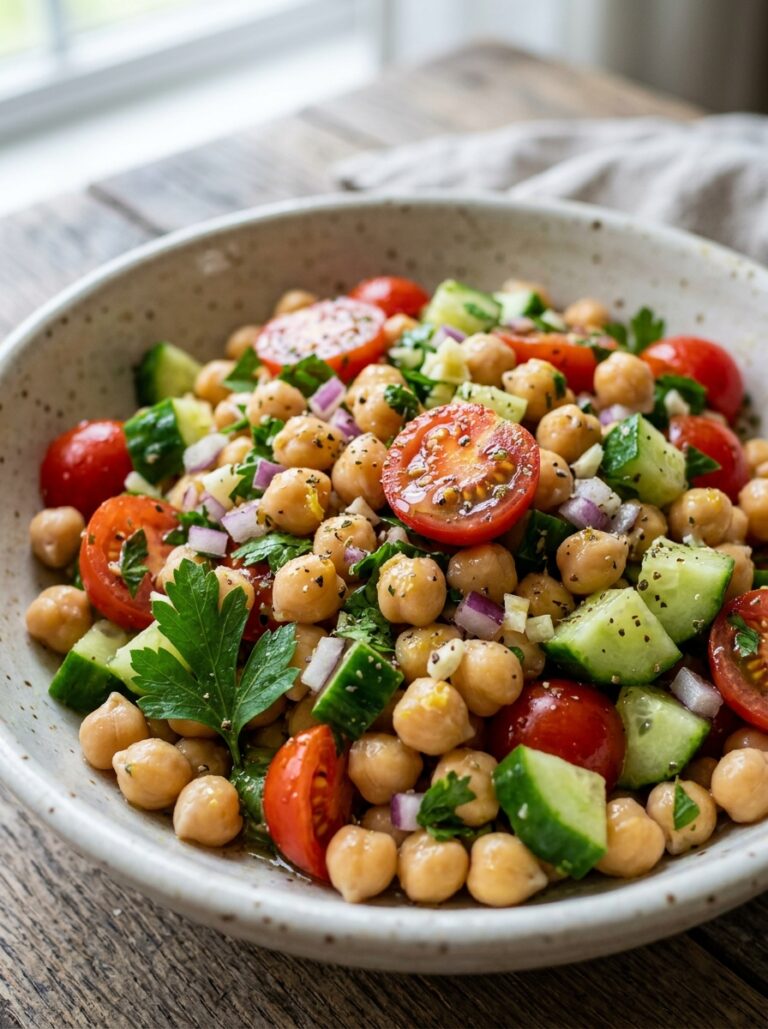 Easy Mediterranean Chickpea Salad Lemon 17 Chickpea salad with lemon 202606091710