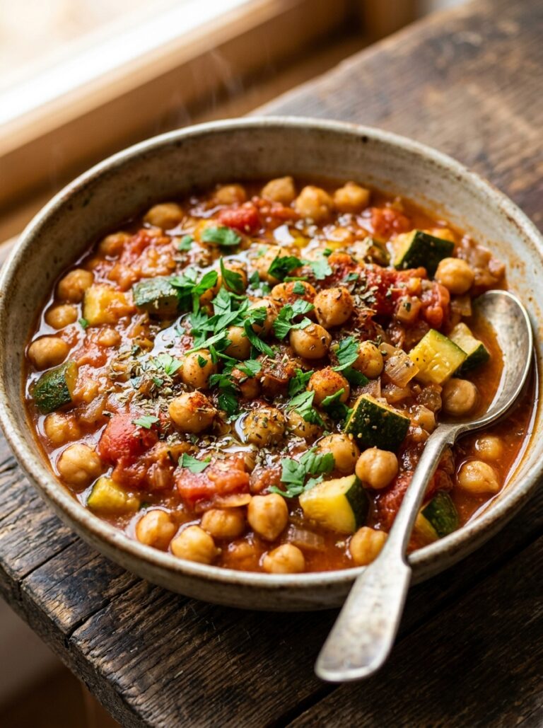 Mediterranean Chickpea and Zucchini Tomato Stew Recipe 17 Chickpea zucchini tomato stew 202605021636