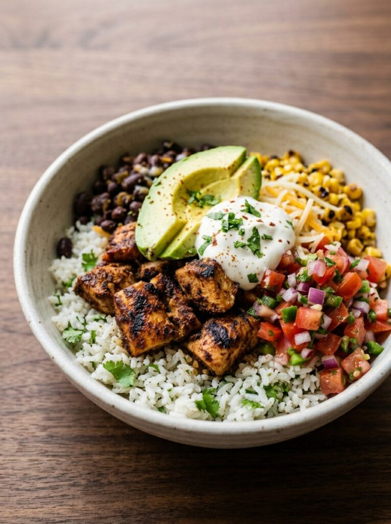 Chipotle chicken burrito bowl 202606121455
