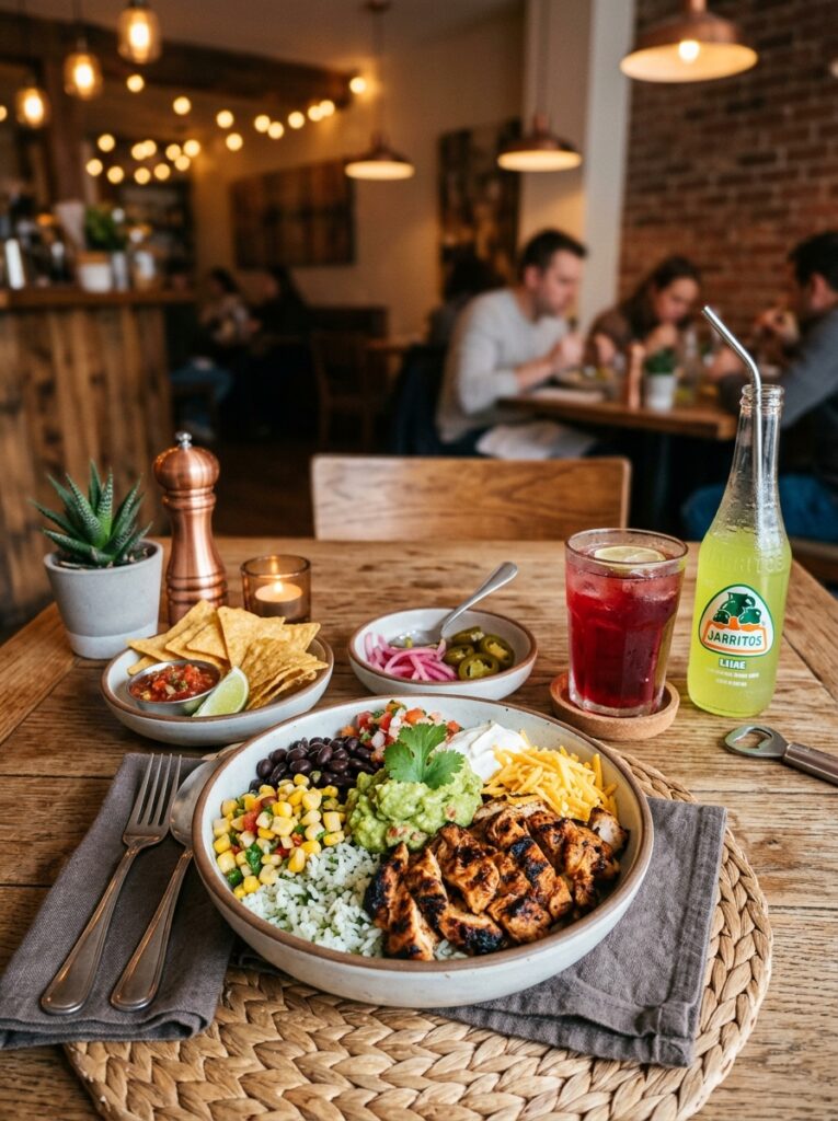 Chipotle chicken burrito bowl setup 202606121455