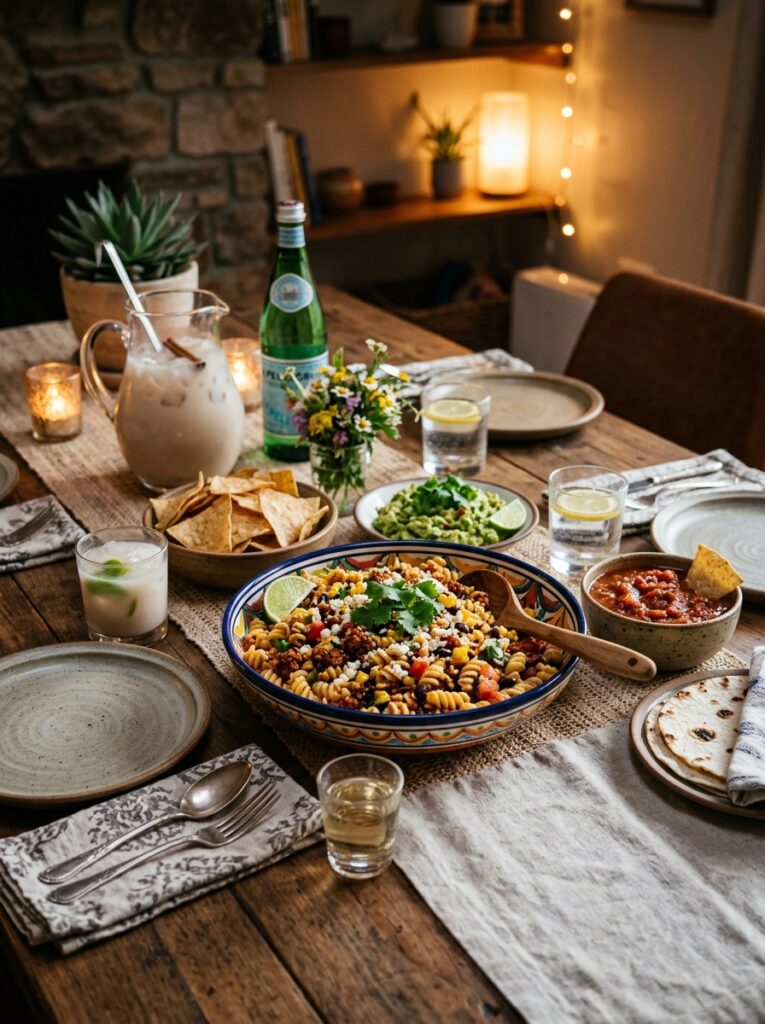 Mexican Style Chorizo Corn Pasta Salad 15 Chorizo corn pasta salad setup 202606051742