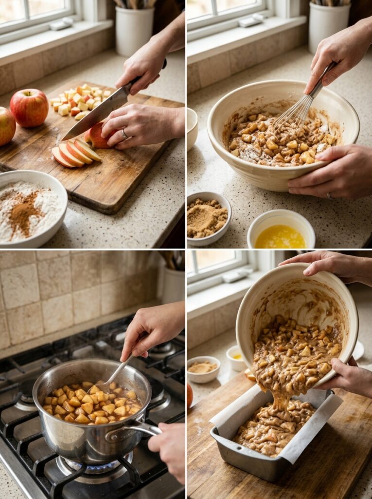 Cinnamon Apple Bread Recipe: Easy Homemade Sweet Loaf 14 Cinnamon apple bread recipe process 202606071825