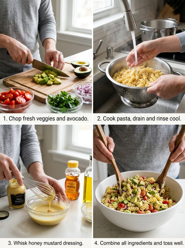 Honey Mustard Avocado Pasta Salad: The Ultimate Creamy Summer Dish 14 Cooking Honey Mustard Avocado Pa… 202606031813